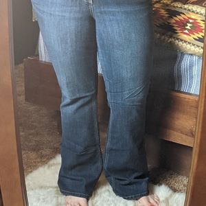 Dark wash jeans